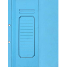 YARIM KAPAK MAVİ RENK DOSYA 24X32 cm  50 LİK PK